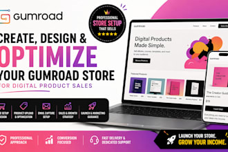 create design optimize your gumroad store for digital product sales