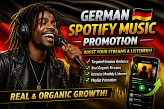 do professional german spotify music promotion, spotify music promotion