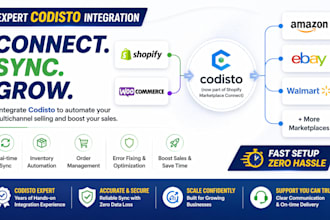integrate codisto with shopify woocommerce amazon ebay for multichannel selling