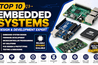 design and develop iot devices embedded systems from schematic to pcb