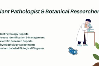 provide expert assistance in botany and plant pathology