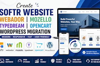 create softr website webador mozello typedream opencart  wordpress migration
