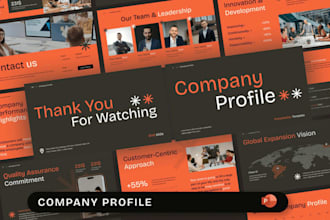 powerpoint design, company profile presentation, corporate google slide business