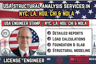 structural analysis design buildings bridges foundations, ny, la, hou, chi, no