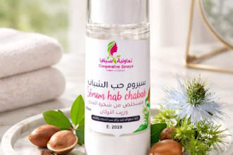 professional beauty product label design