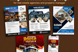 design real estate catalog design for real estate agencies and property manager