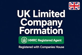 register and form your UK limited company with companies house
