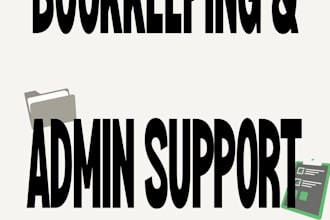 do bookkeeping, expense tracking and excel accounting support