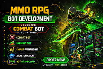 develop advanced game automation and anti cheat systems for mmos