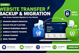 migrate wordpress migration to new host or domain in 1 hour