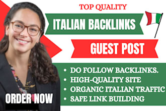 build high quality italian backlinks for SEO and google ranking