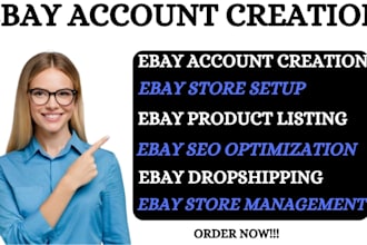 create unsuspended ebay account ebay store setup ebay listing