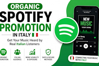 do italy spotify promotion spotify italy music  promotion