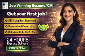 write ats student resume CV cover letter for entry level jobs