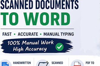 convert handwritten and scanned documents to word