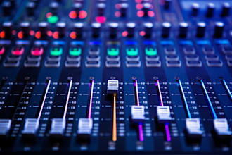 provide audio mixing and mastering for your streaming and radio
