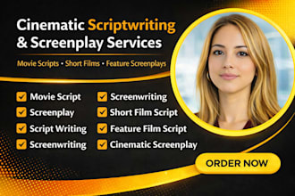 write film script screenplay movie script script writer story plot synopsis