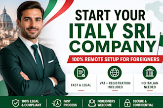 register your italy srl company legally, fast, and fully remote