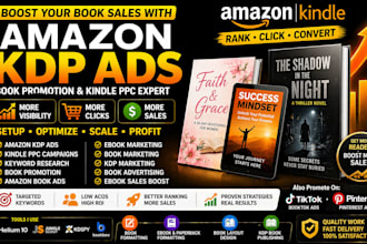 run amazon kdp ads book promotion and kindle ppc marketing