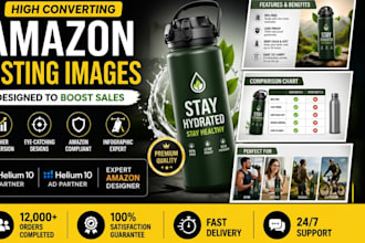 do amazon listing images design, amazon infographic, product listing images