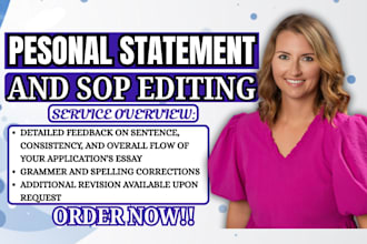 edit personal statement sop for medical law school college application resume