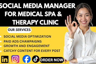 do social media marketing for medical spa and therapy clinic