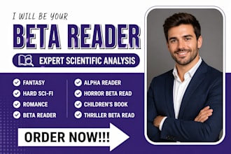 beta read your manuscript on any genre and provide detailed feedback
