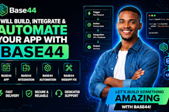 build, integrate, automate, and fix your base44 apps and web solutions