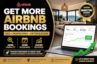 optimize and market your airbnb for higher bookings and boost revenue