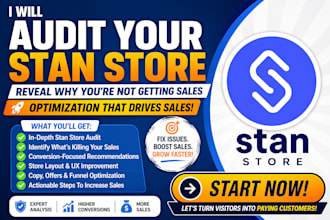 audit your stan store reveal why you are not getting sales optimization website