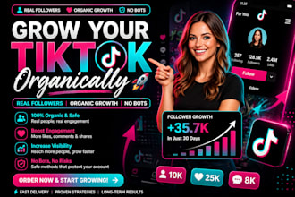 do tiktok marketing and organic promotion for follower growth