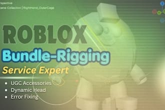 rig your character completely for roblox bundle and dynamic head