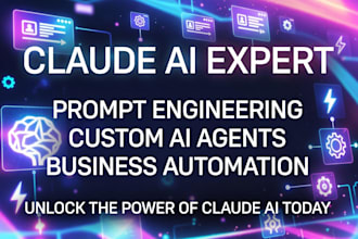 create custom claude ai prompts, agents and business automation