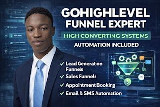 build a high converting ghl funnel and automation system