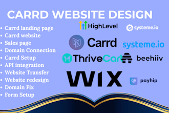 do carrd landing page design carrd website redesign carrd landing page carrd