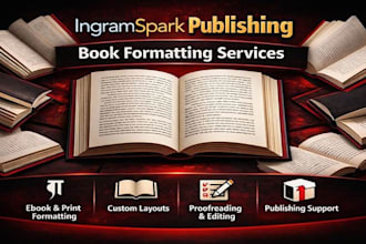 publish and upload your book on ingramspark with expert formatting