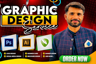 do graphic design, adobe photoshop, adobe illustrator and coreldraw
