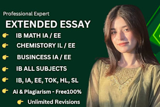 professionally do ib extended essays and ib ias in sl and hl