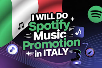 do spotify music promotion in italy