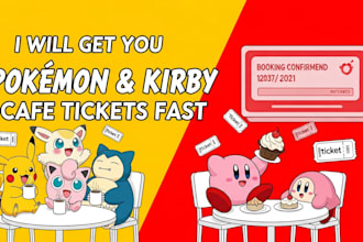secure a tickets for pokemon kanto, pokepark, pokepark kanto and ghibil musuem
