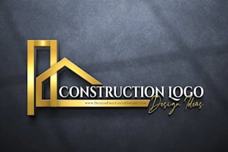 design realtor, real estate, construction or property logo