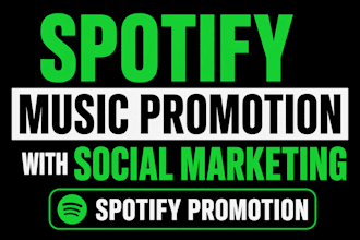 spotify music promotion with social marketing, spotify promotion