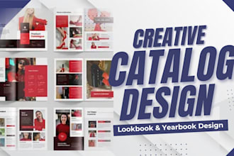 do digital yearbook lookbook design, catalogue design, fashion lookbook
