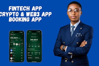 build your modern saas dashboard crypto wallet app web3 app booking app
