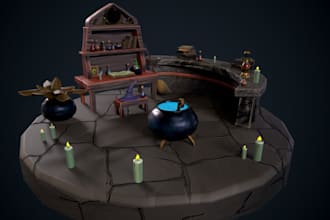 stylized low poly 3d game assets blender 3d assets props for unity unreal engine