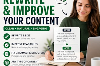 rewrite and humanize your ai content for better readability