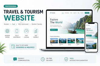 build a high converting travel and tourism website for your business