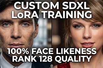 train a flux sdxl lora and create your ai portrait