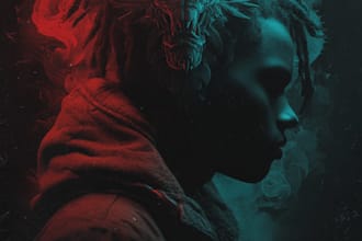 design album cover or single cover art