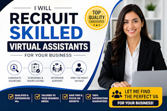 recruit skilled virtual assistants for your business fast